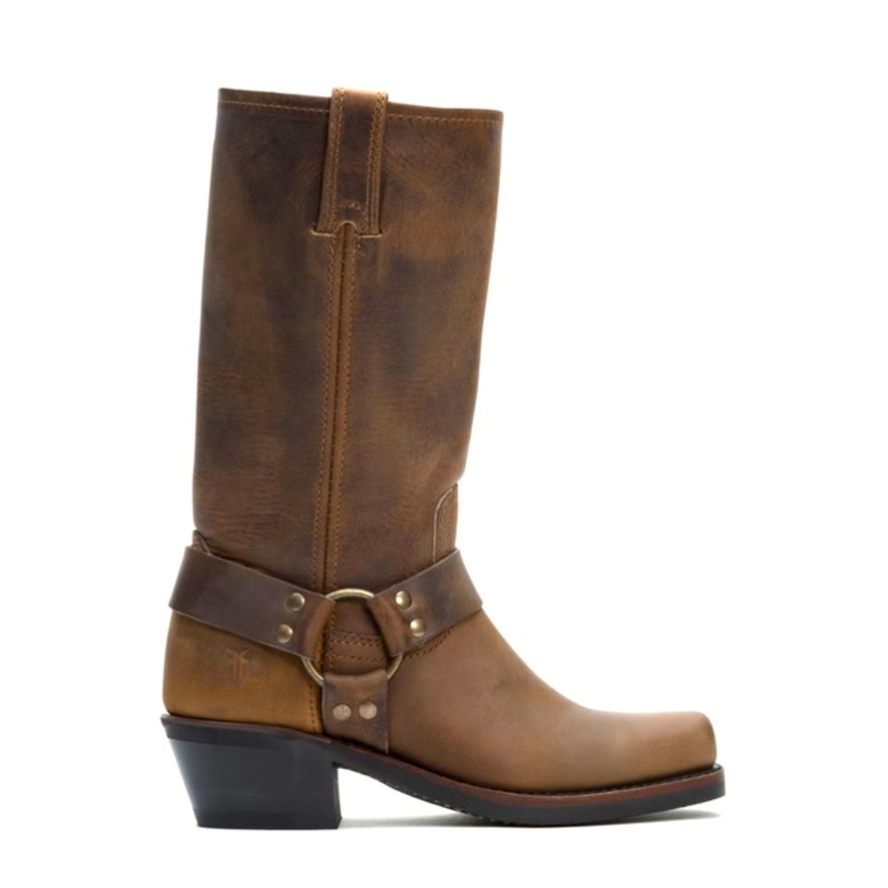 Frye Harness 12R Brown Leather Boots